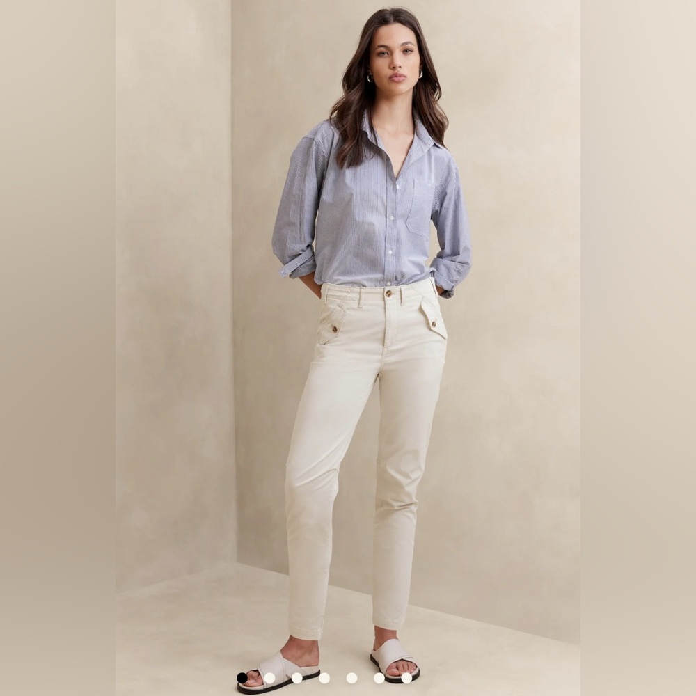 Banana Republic Authentic Chino Girlfriend Pant - Size 4 New With Tags